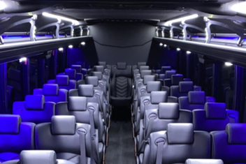 Burnsville Charter Bus Interior