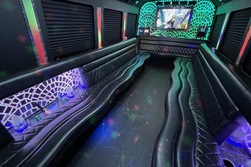 Burnsville Limo Bus Interior