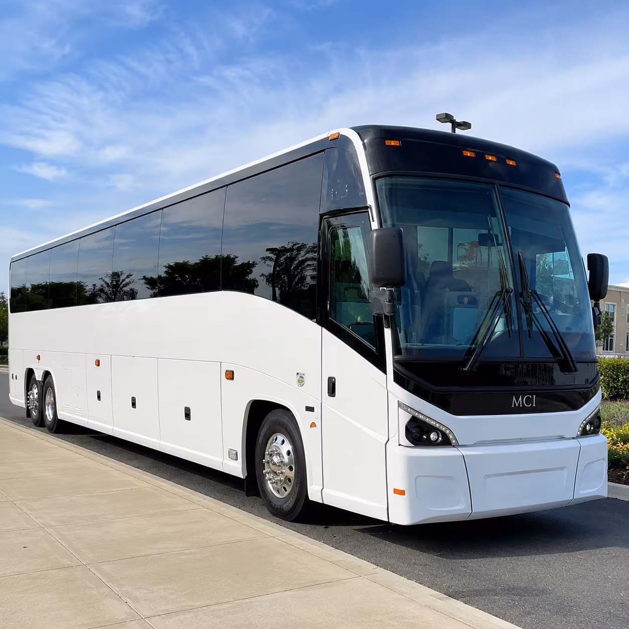 burnsville charter bus rental exterior