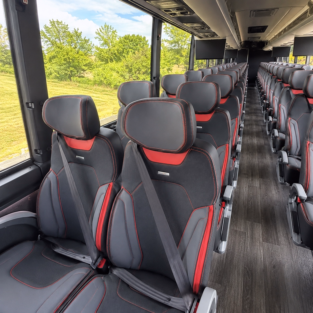 burnsville school event transportation onboard seating